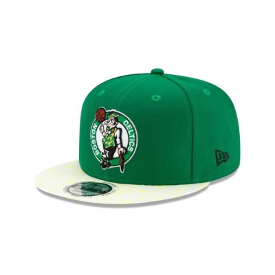 Green Boston Celtics Hat - New Era NBA Visor Flare 9FIFTY Snapback Caps USA6814702